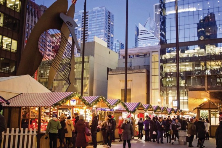 Christkindlmarket – el mercado al aire libre más grande de Chicago